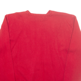 POLO RALPH LAUREN Mens Jumper Red Tight Knit L
