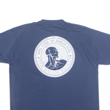 The Balanced Man Mens T-Shirt Blue Crew Neck L