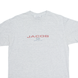 JACOB Mens T-Shirt Grey M