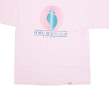 CRAZY SHIRT Poipu Beach Club Mens T-Shirt Pink M