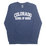FANATICS Colorado School Of Mines Mens T-Shirt Blue Long Sleeve USA M