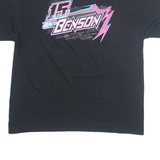 Benson Mens Biker T-Shirt Black XL