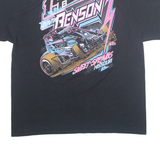 Benson Mens Biker T-Shirt Black XL