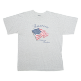 Celebrate Freedom Mens T-Shirt Grey USA L