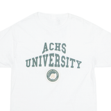 Achs University Mens T-Shirt White M