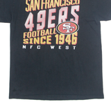 NFL 49ers Mens T-Shirt Black USA M
