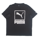 PUMA Mens T-Shirt Black 2XL