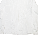 CANDA Womens Plain Shirt White Long Sleeve M