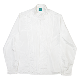 CANDA Womens Plain Shirt White Long Sleeve M