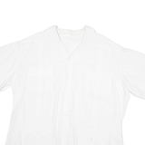 Mens Plain Shirt White L