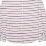 TOMMY HILFIGER Womens Shirt White Striped Long Sleeve UK 10
