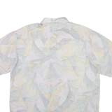 FASHION Mens Shirt Grey Geometric L