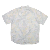 FASHION Mens Shirt Grey Geometric L