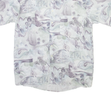 ALESSANDRO MAGNO Mens Shirt Grey Crazy Pattern M