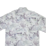 ALESSANDRO MAGNO Mens Shirt Grey Crazy Pattern M