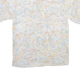GET IT ALL Mens Shirt Blue Crazy Pattern M