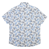 SONOMA Pineapples Mens Shirt White Crazy Pattern L