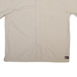 FILA Mens Plain Shirt Brown XL