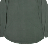 TRUSSARDI Mens Plain Shirt Green Long Sleeve M