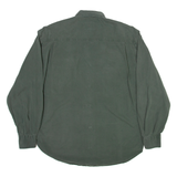 TRUSSARDI Mens Plain Shirt Green Long Sleeve M