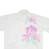 MONTELLO Womens Shirt White Floral XL