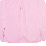 ZARA Womens Plain Shirt Pink Long Sleeve M