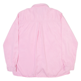 ZARA Womens Plain Shirt Pink Long Sleeve M