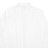 ALESSANDRO POZZI Mens Shirt White Crazy Pattern Long Sleeve M