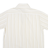 S.OLIVER Mens Shirt White Striped L