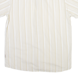 S.OLIVER Mens Shirt White Striped L