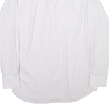 DKNY Mens Shirt White Check Long Sleeve M