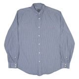 CALVIN KLEIN Mens Shirt Blue Striped Long Sleeve L