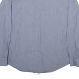 CALVIN KLEIN Mens Shirt Blue Striped Long Sleeve L