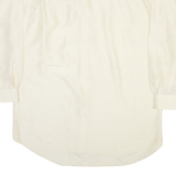 PIANKUSOL Mens Plain Shirt Yellow Long Sleeve L