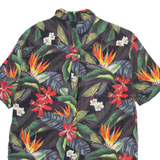PIER ONE Mens Shirt Green Floral S