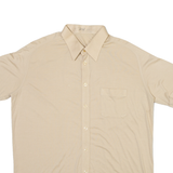 LIBERO Mens Plain Shirt Brown M