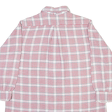 Mens Shirt Red Check Long Sleeve S