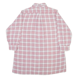 Mens Shirt Red Check Long Sleeve S