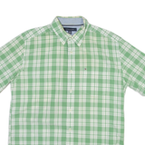 TOMMY HILFIGER Mens Shirt Green Check M