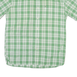 TOMMY HILFIGER Mens Shirt Green Check M