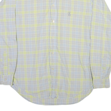 CALVIN KLEIN JEANS Mens Shirt Grey Check Long Sleeve M