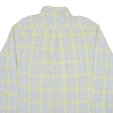CALVIN KLEIN JEANS Mens Shirt Grey Check Long Sleeve M