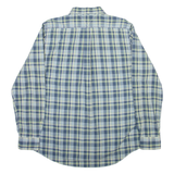 TOMMY HILFIGER Trim Fit Mens Shirt Blue Check Long Sleeve M