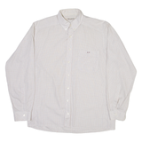 SCAPA Mens Shirt White Check Long Sleeve M