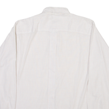 SCAPA Mens Shirt White Check Long Sleeve M
