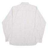 SCAPA Mens Shirt White Check Long Sleeve M