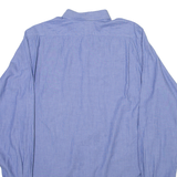 BURBERRY Mens Plain Shirt Blue Long Sleeve M