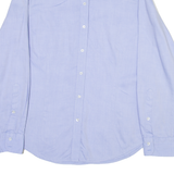 ZARA Womens Plain Shirt Blue Long Sleeve M
