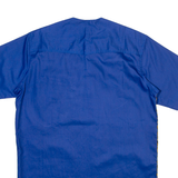 INSIDE AFRICA Mens Shirt Blue Crazy Pattern L