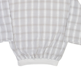 SWANSON Mens Shirt Grey Check Long Sleeve M